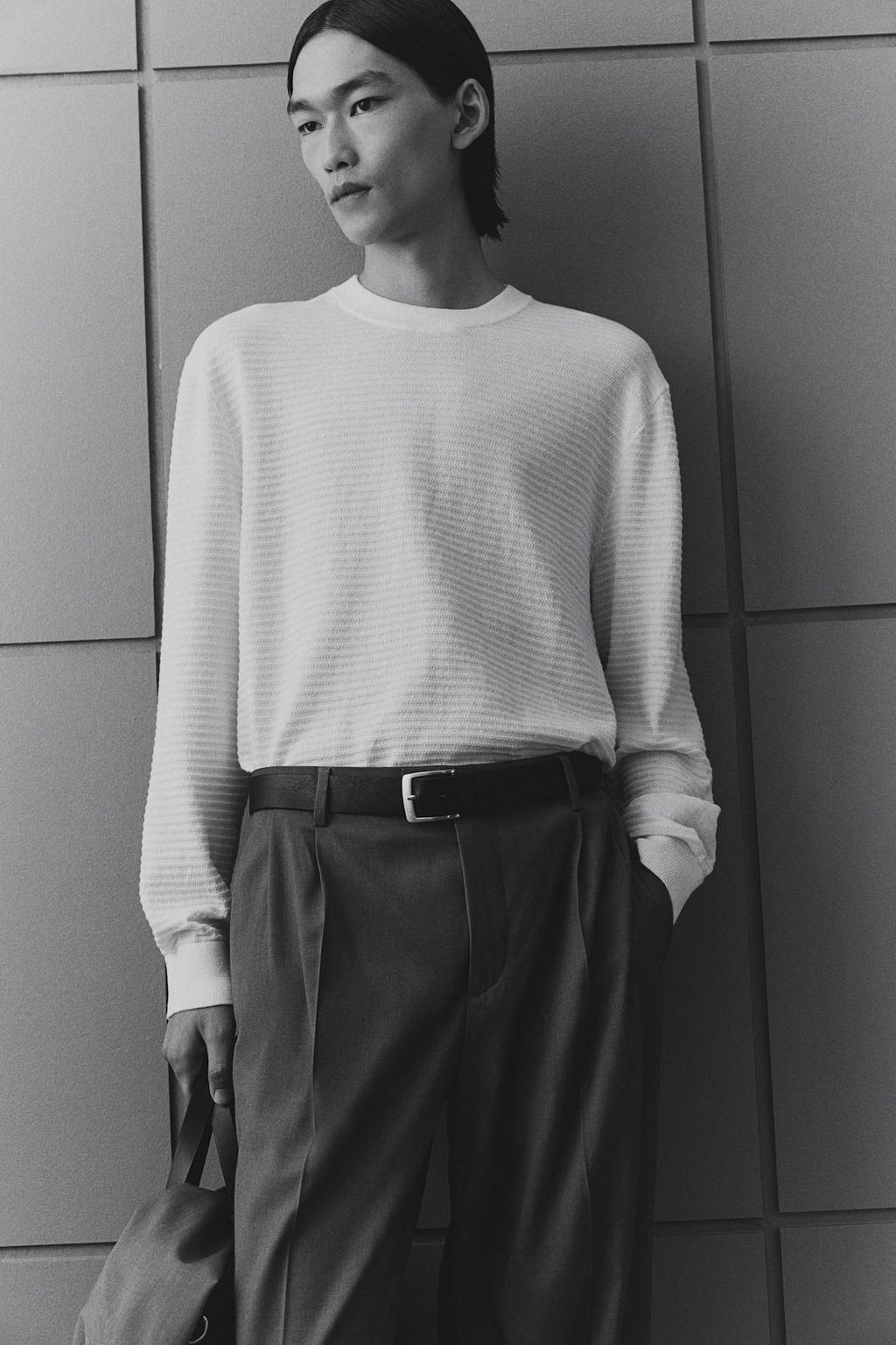 Jersey en punto con textura Regular Fit - H&m фото 3