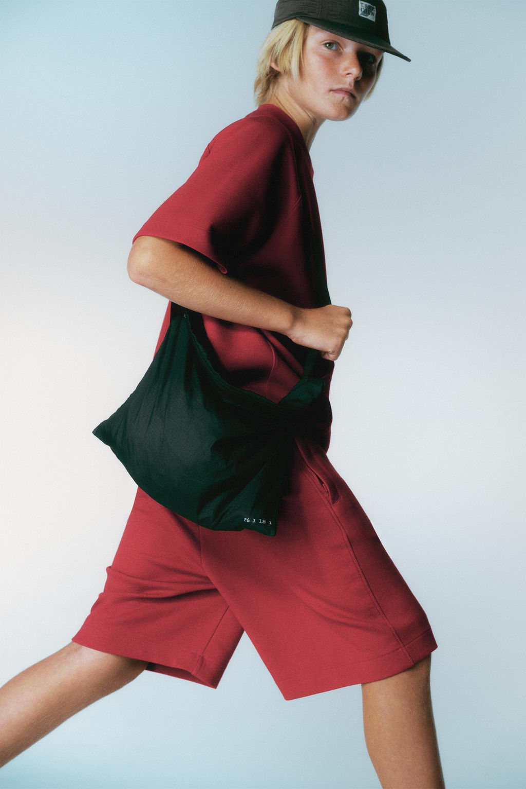 BERMUDA INTERLOCK SPORTY / Rojo - Zara фото 2