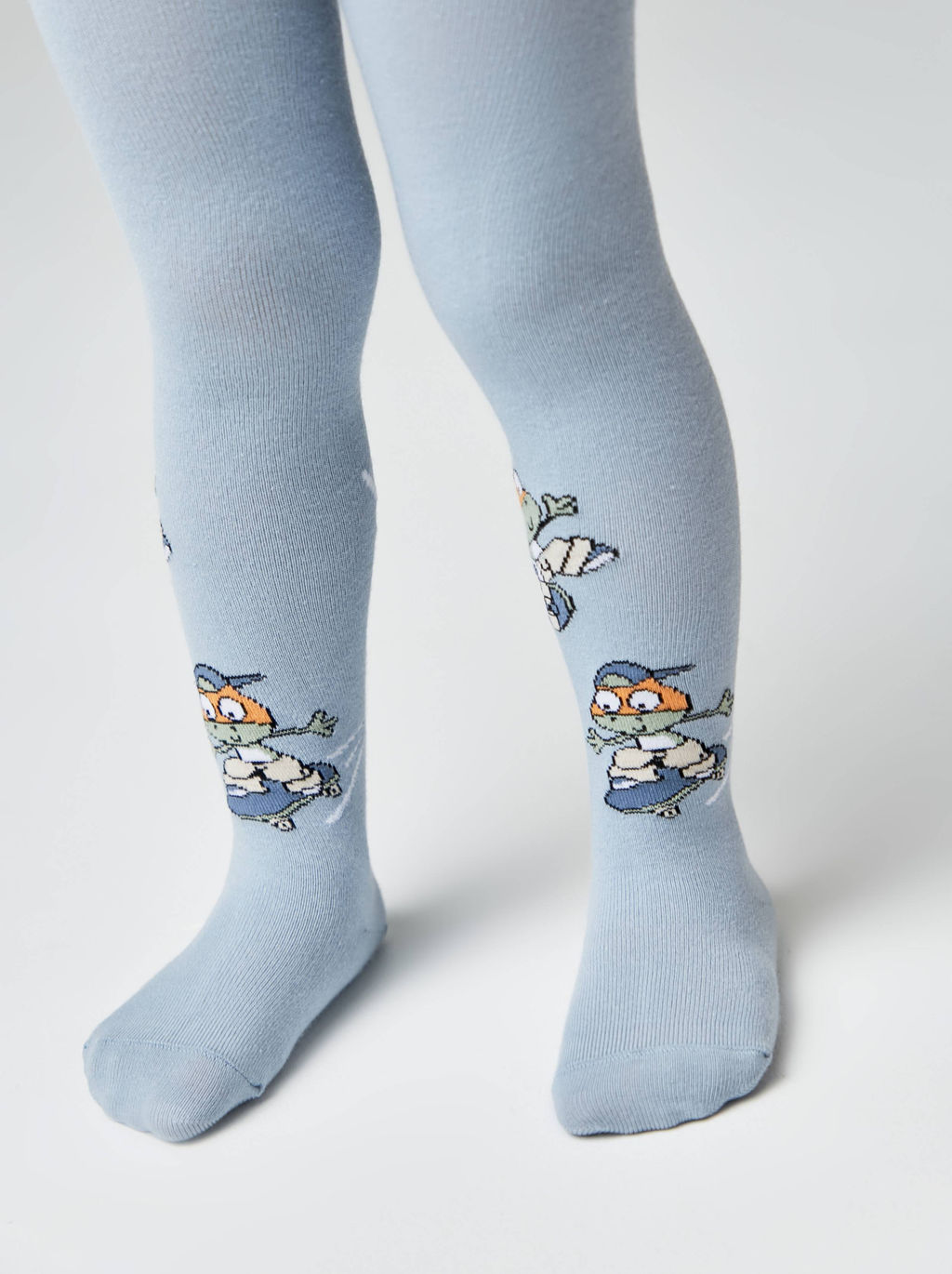 БРЕСТСКИЕ КОЛГОТКИ ДЕТСКИЕ 3280 KIDS (рисунок) СЕРО-ГОЛУБОЙ