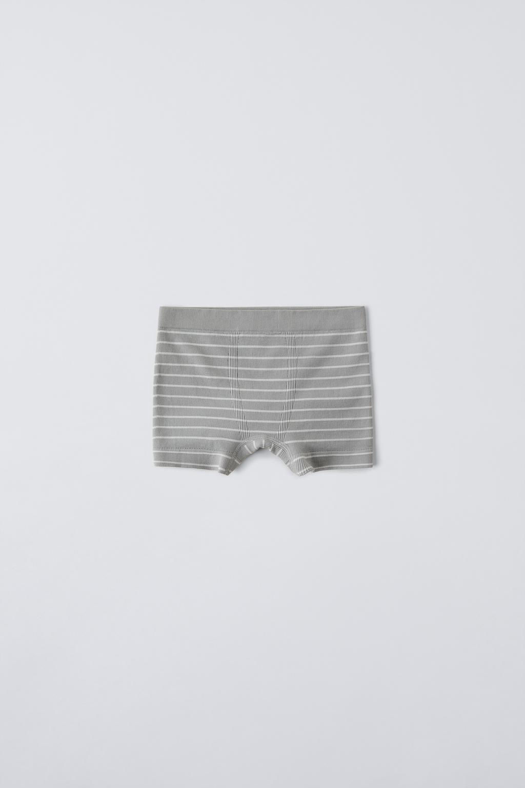 AGES 8-14/ THREE-PACK OF SEAMLESS STRIPED BOXERS - Zara фото 3