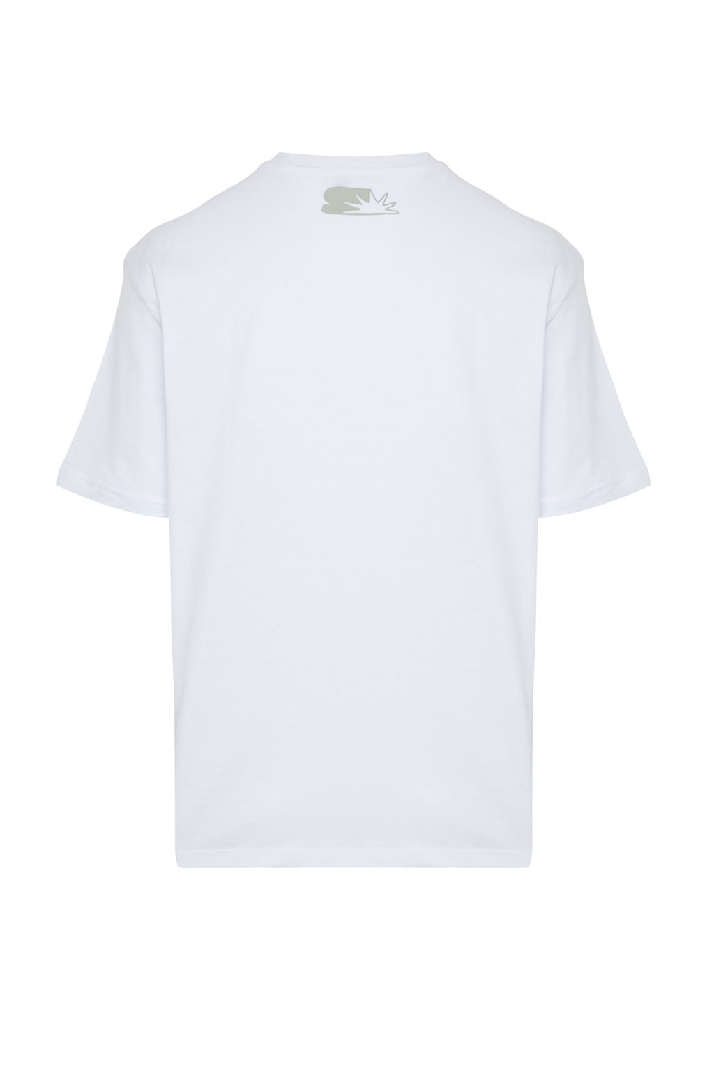 Siyah Oversize/Genis Kesim Yaz? Bask?l? Renk Bloklu %100 Pamuklu K?sa Kol T-Shirt TMNSS24TS00129 - Trendyolmilla фото 16