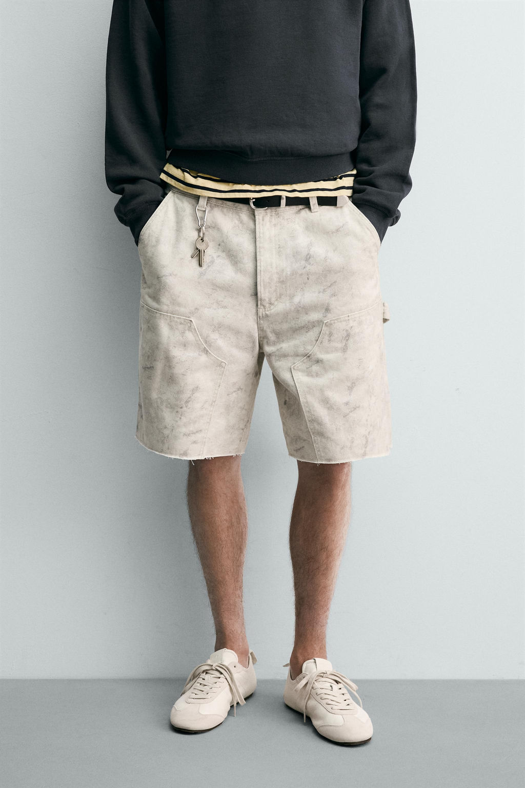 BERMUDA RELAXED FIT BOLSILLO CARPINTERO / Marr?n - Zara фото 2