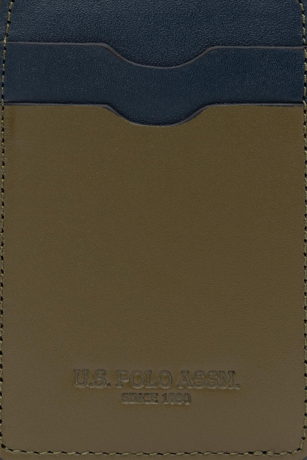 U. S. Polo Assn Мужской визитница цвета хаки - U.s. polo assn фото 5