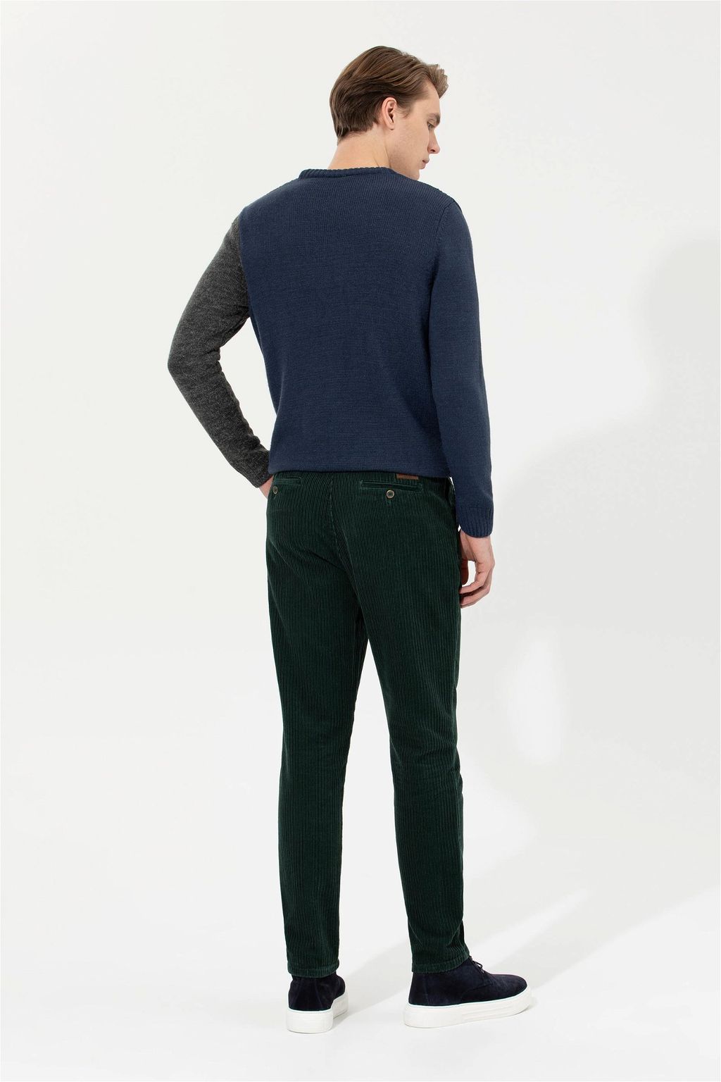 Мужские темно-зеленые брюки чинос - U.s. polo assn фото 4