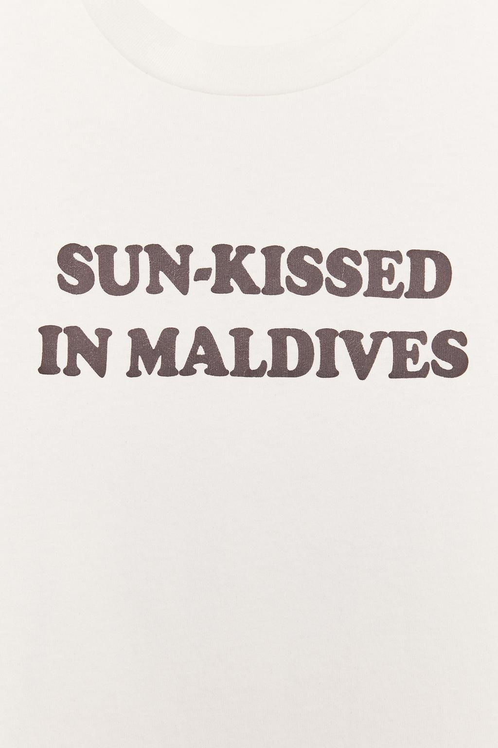 WASHED T-SHIRT WITH SLOGAN - Zara фото 15