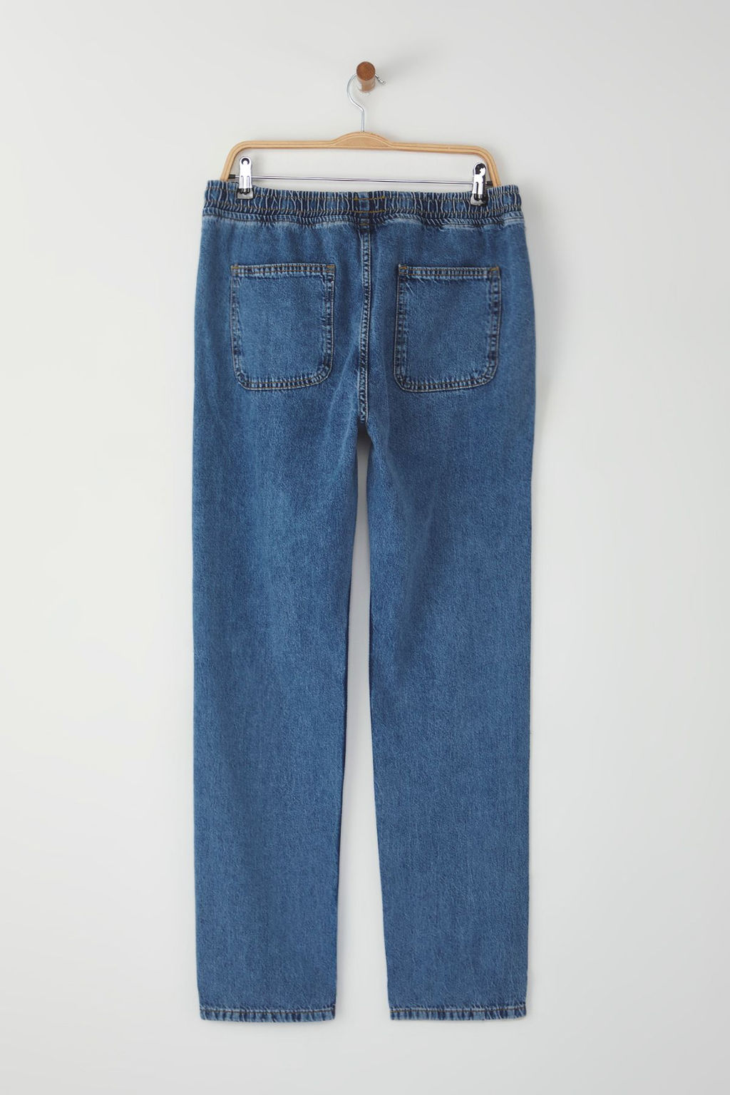 TRENDYOL MAN Mavi Regular Fit Ince Kumas Denim Kot Pantolon Jeans TMNSS25JE00005 - Trendyolmilla фото 9