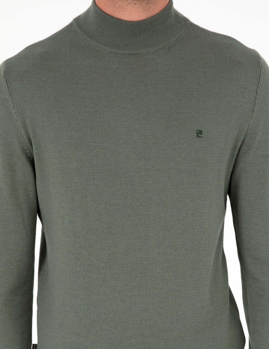 Duman Slim Fit Yar_m Bal_k__ Yaka Basic Triko Kazak - Pierre cardin фото 6