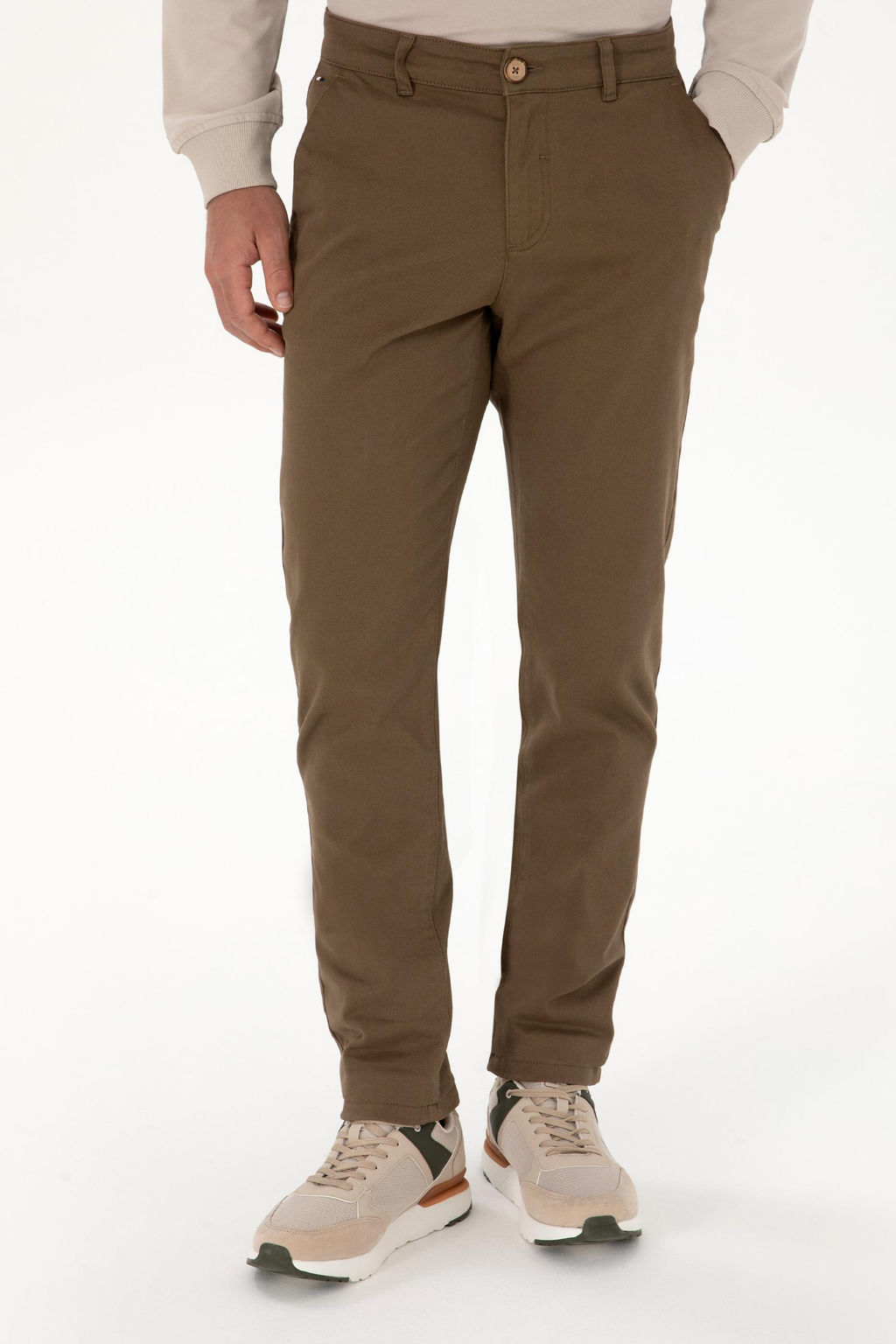 Erkek Haki Kanvas Pantolon Sepette S_rpriz _ndirim - U.s. polo assn фото 2
