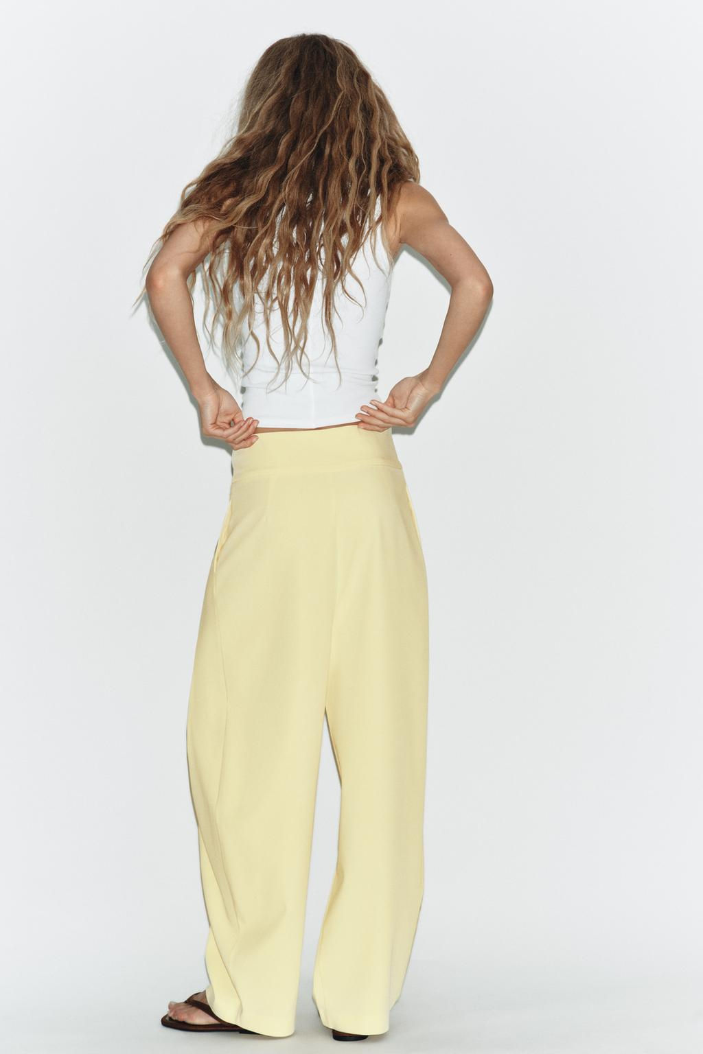 BALLOON PLEAT TROUSERS - Zara фото 4