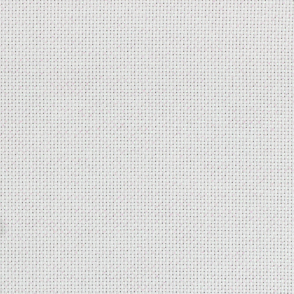 Канва K04L Gamma Aida №14 ФАСОВКА 92% хлопок, 8% терилен 50 х 50 см  2 см белый с перламутровым люрексом