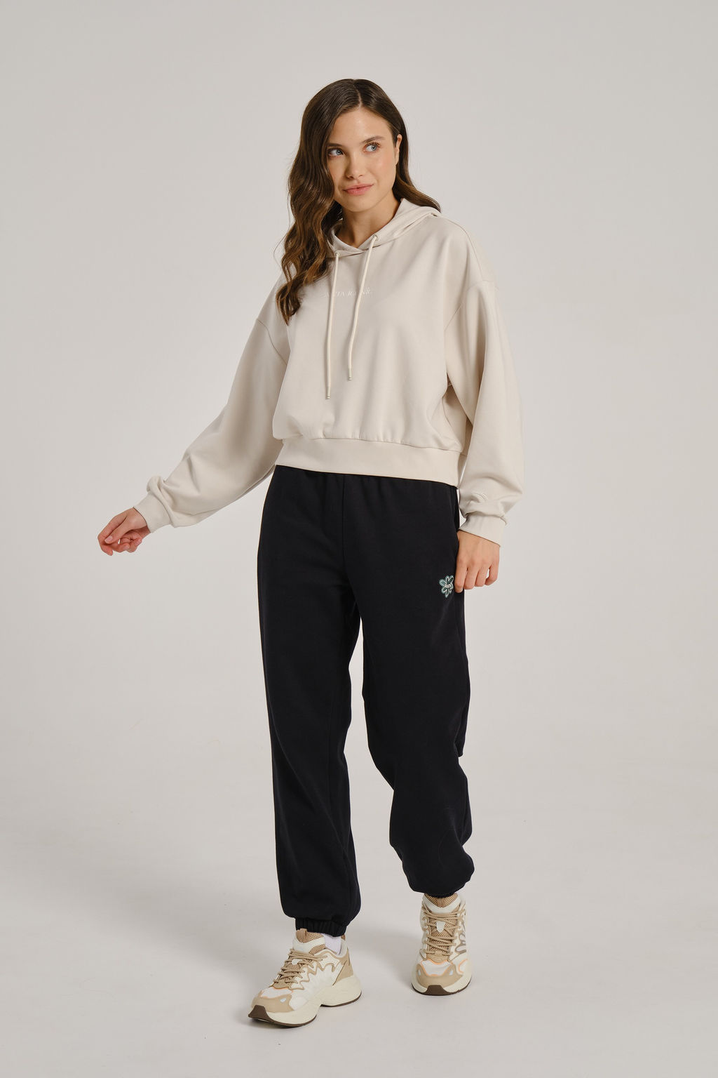 Худи Бежевый ICONIC Sweat Hoodie