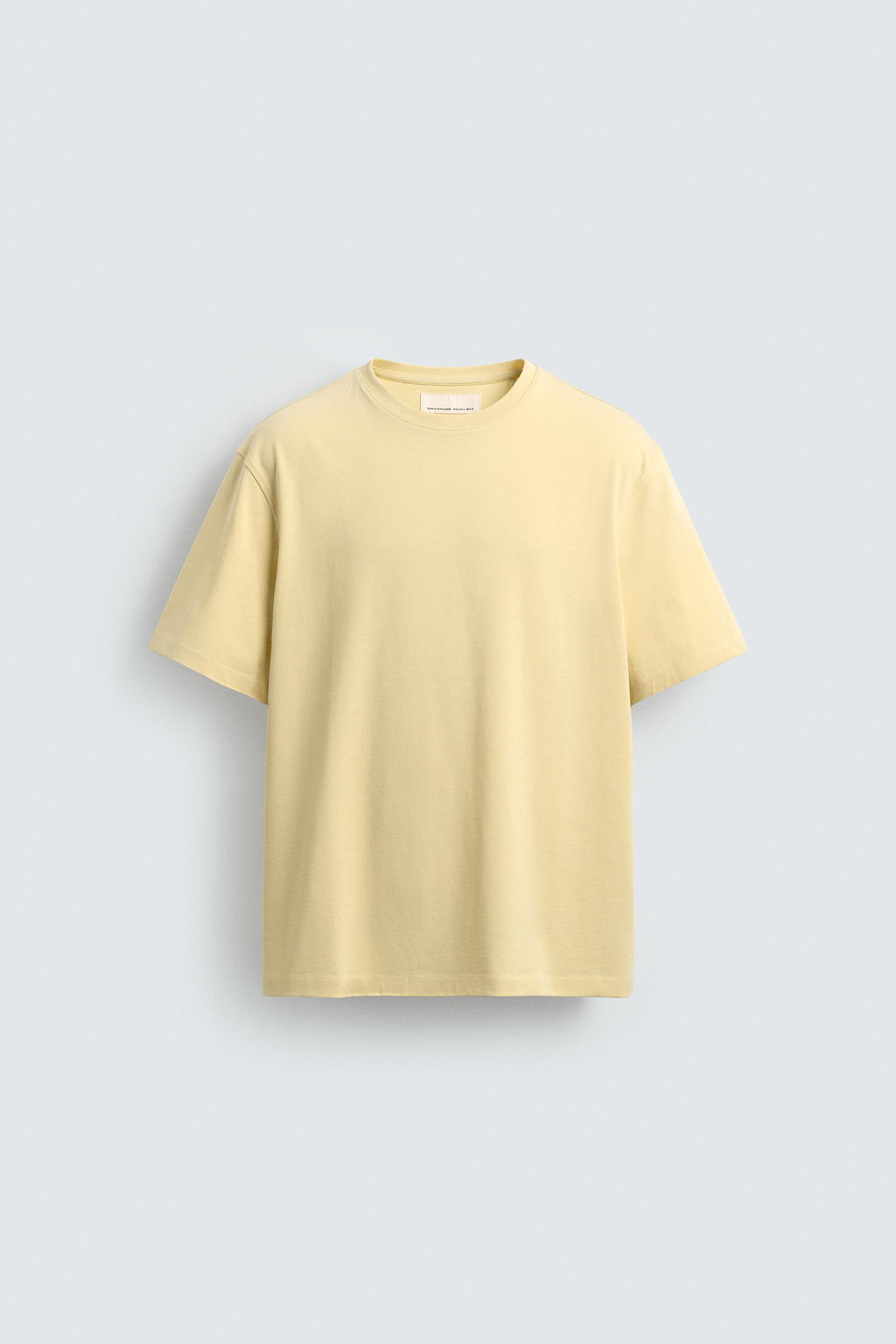 CAMISETA MEDIUM WEIGHT MANGA CORTA / Amarillo