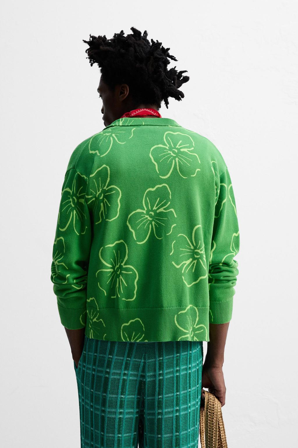 FLORAL PRINT CARDIGAN  OTIS KWAME KYE QUAICOE - Zara фото 3