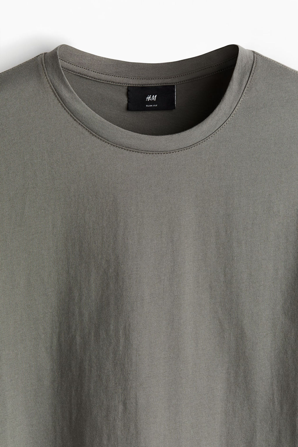 Camiseta en algodon pima Slim Fit - H&m фото 7