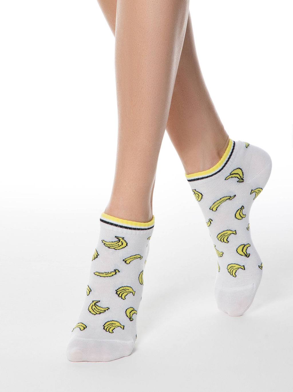 Цена за 2 пары Носки короткие Conte Elegant, белый