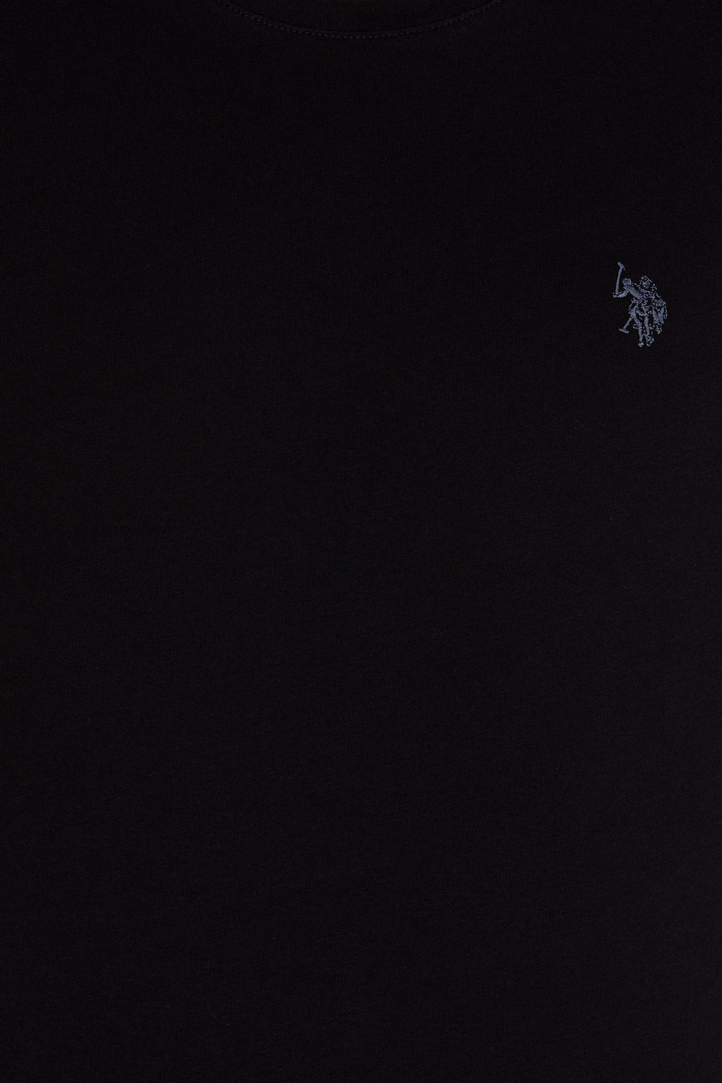 U. S. Polo Assn Мужская черная базовая футболка с круглым вырезом - U.s. polo assn фото 6