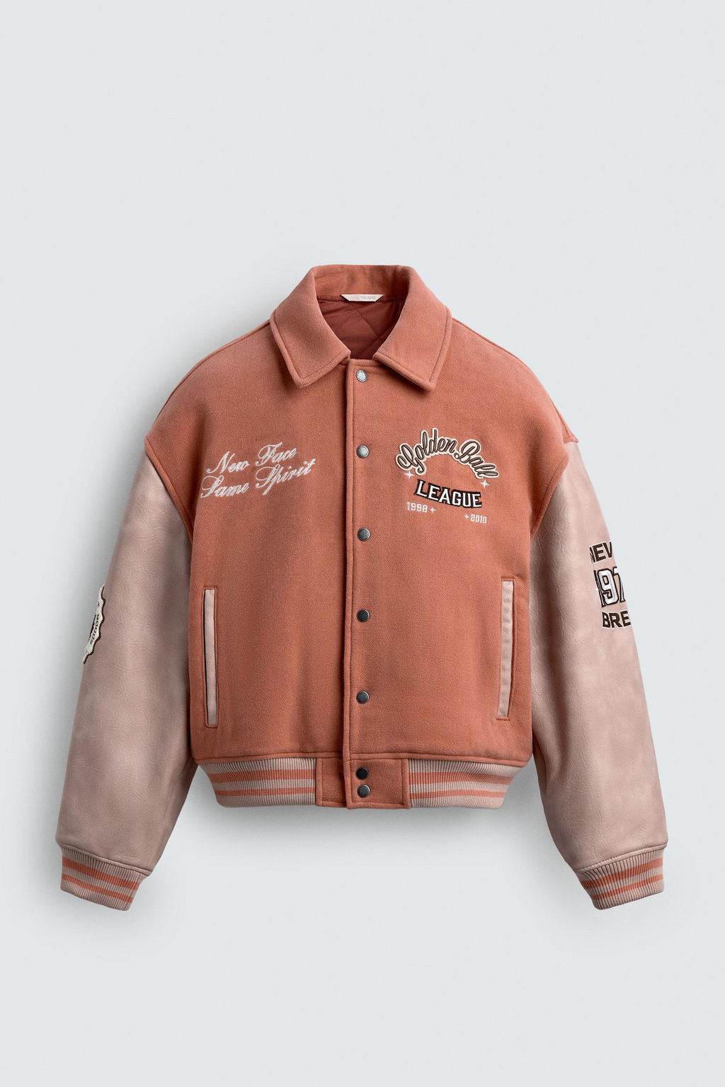 PATCHED PADDED BOMBER JACKET - Zara фото 5