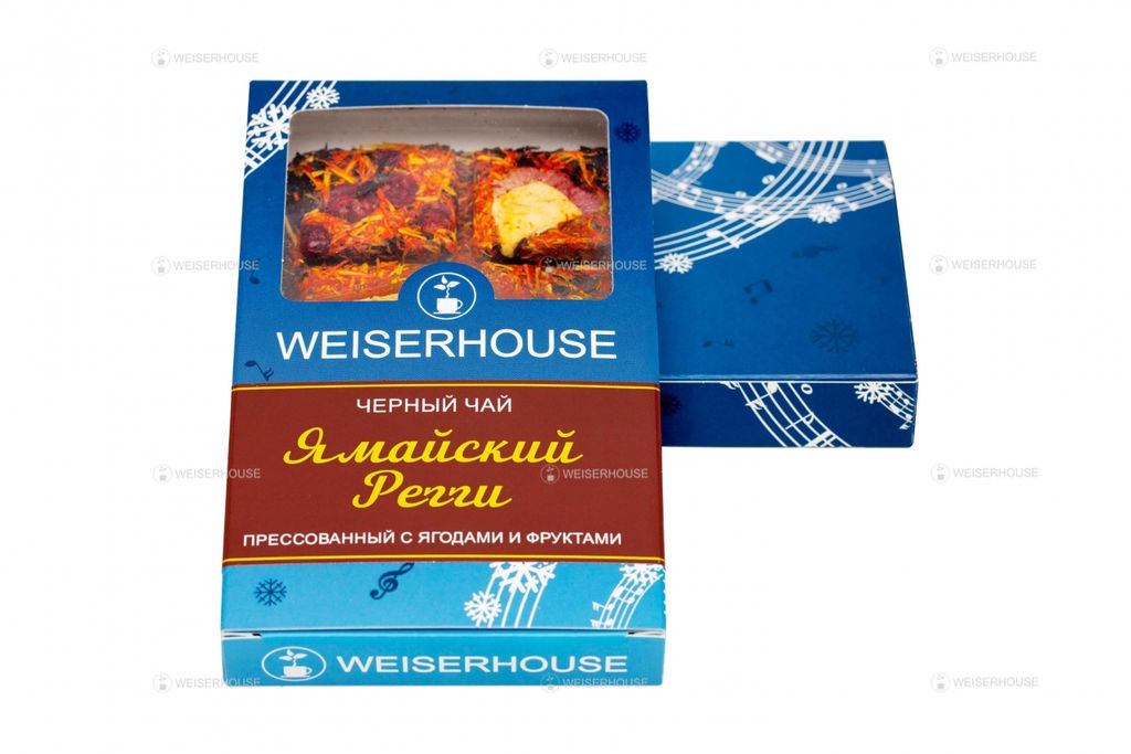 Чай НГ Ямайский Регги, плитка 75 гр, 1 уп. Новогодний ассортимент - Weiserhouse фото 3