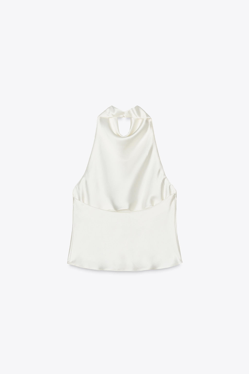SATIN HALTER TOP - Zara фото 4