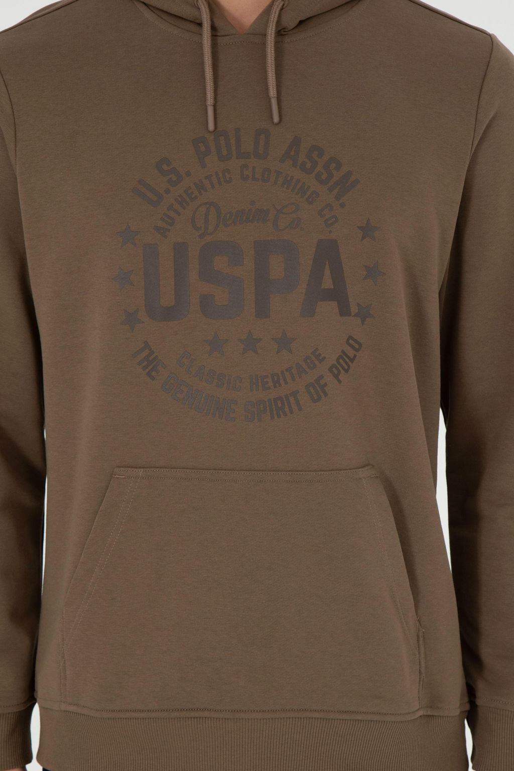Мужской свитшот цвета хаки Неожиданная скидка в корзине - U.s. polo assn фото 6