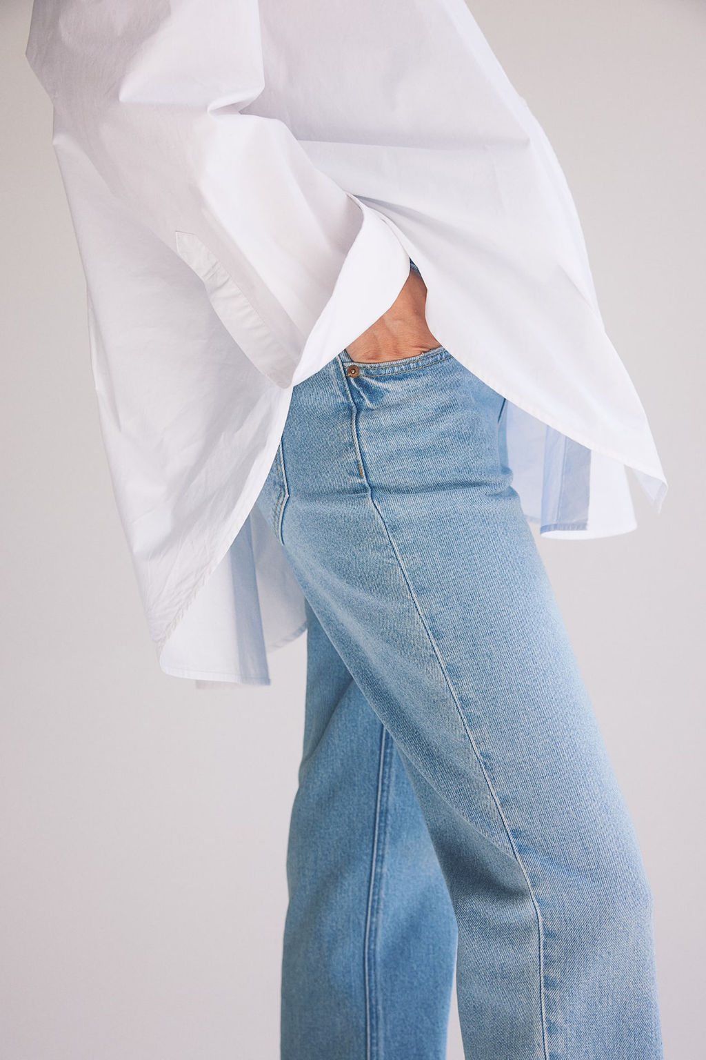 MAMA Straight Ankle Jeans - H&m фото 5
