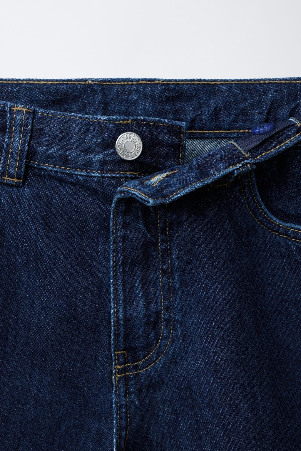 BERMUDA DENIM RELAXED BAGGY / ?ndigo - Zara фото 4