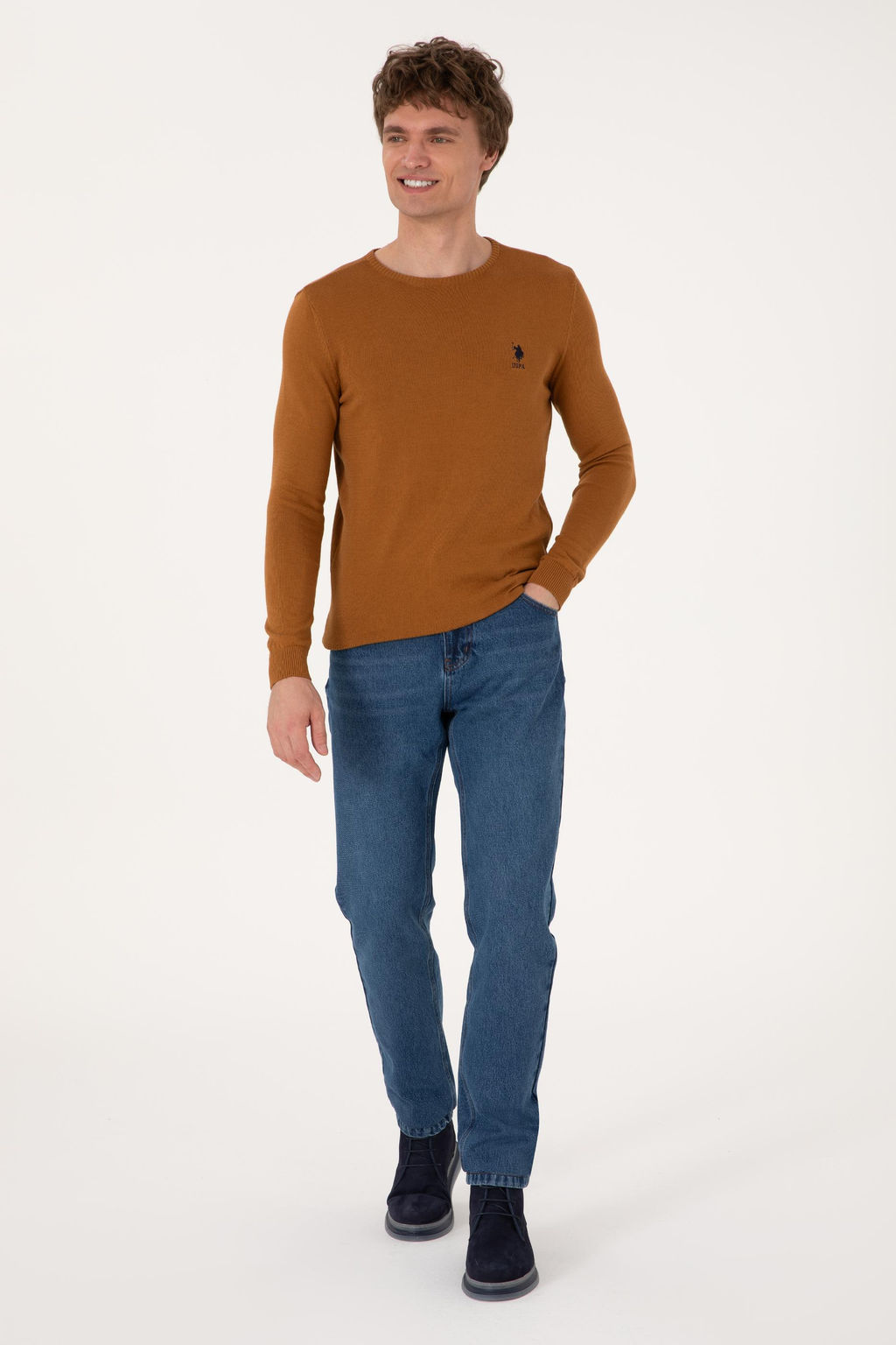 Erkek A__k Mavi Jean Pantolon Sepette S_rpriz _ndirim