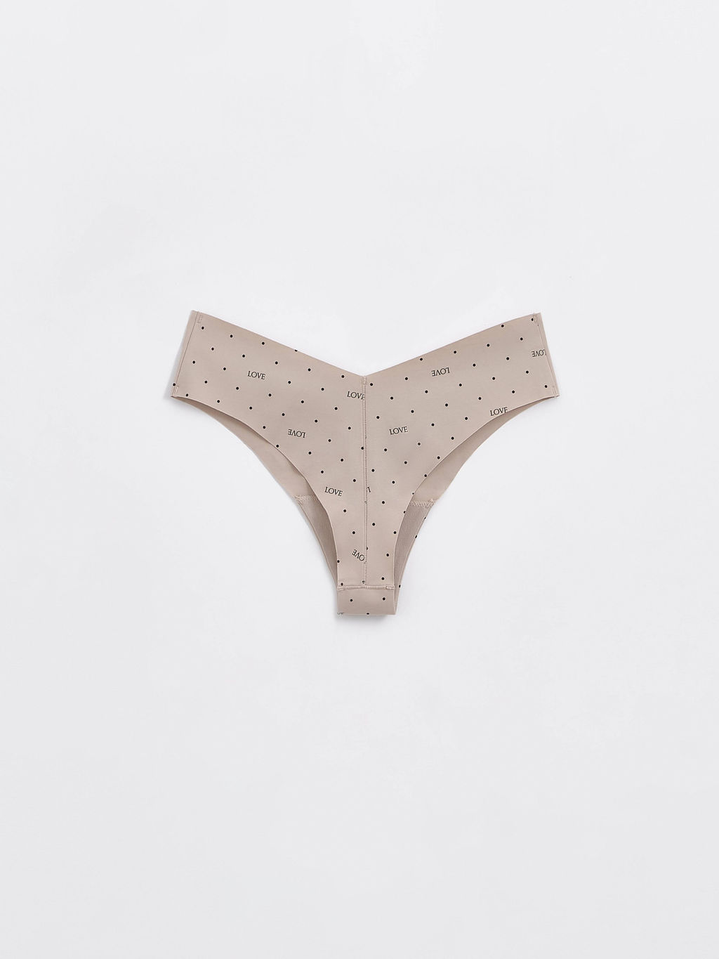 CONTE Бесшовные трусы бразилиана с V-образной линией талии INVISIBLE LBR 1226 cappuccino-black - Conte elegant фото 4