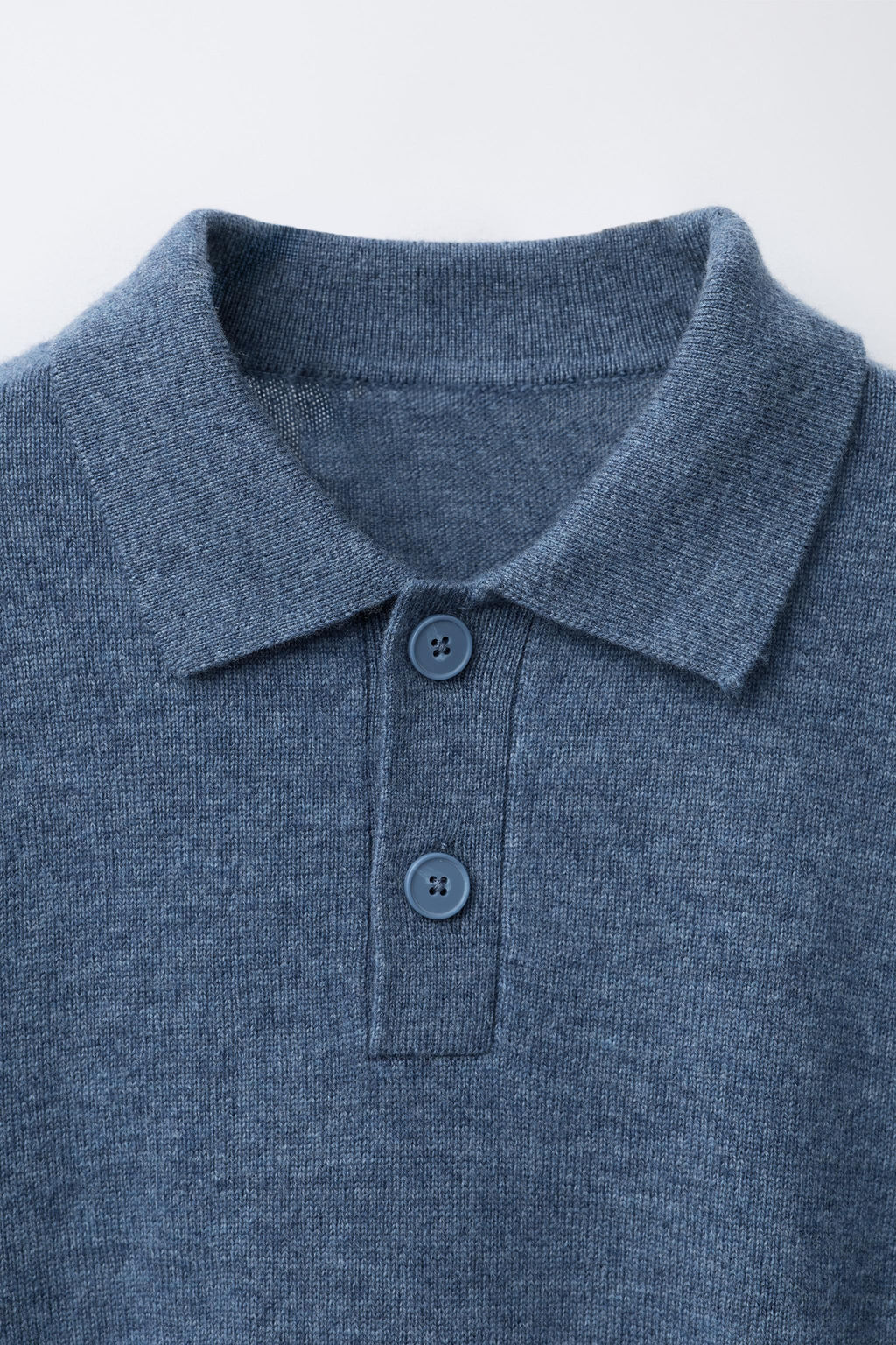 100% WOOL KNIT POLO SHIRT - Zara фото 3
