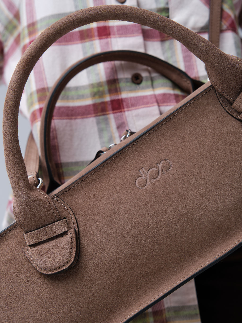 Сумка багет Doxie DBR 31157 серо-коричневый  фото 10