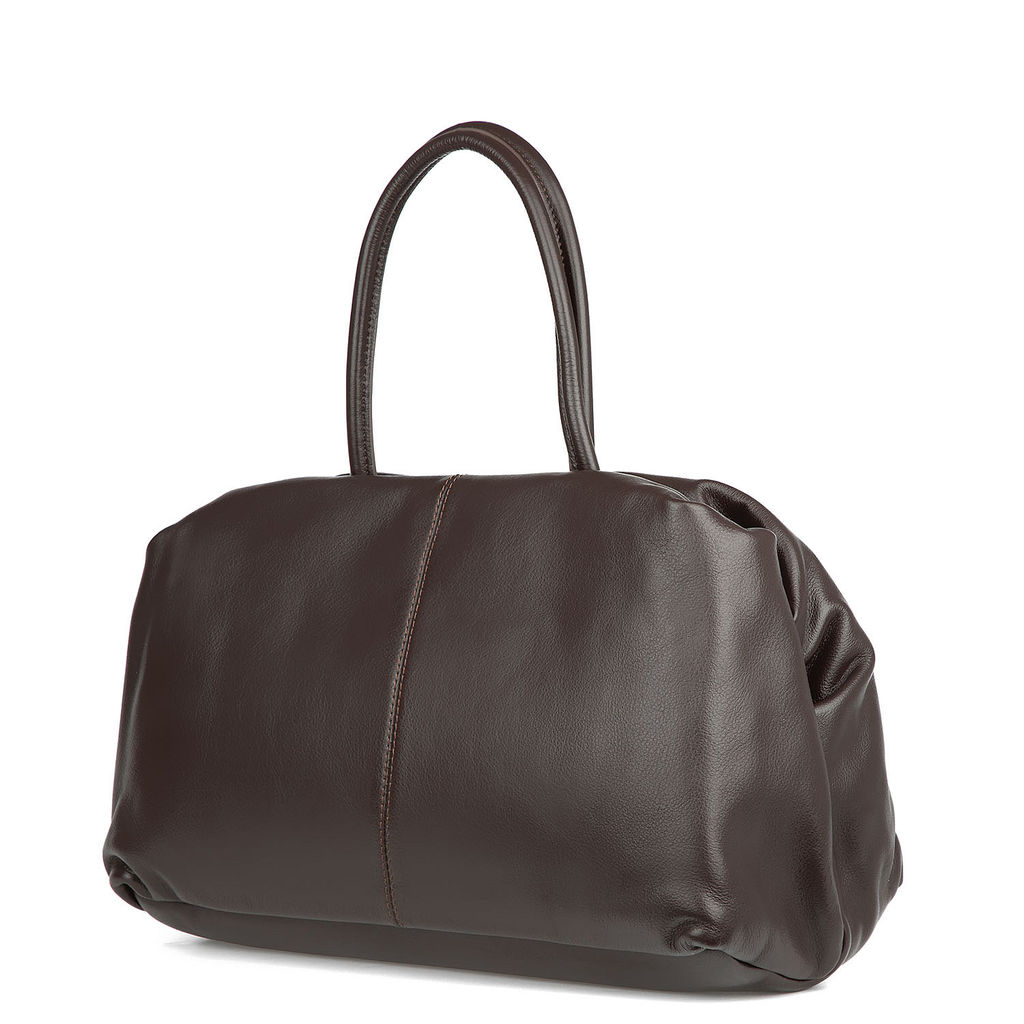 89-6886 coffee, Женская кожаная сумка, Barcelo Biagi