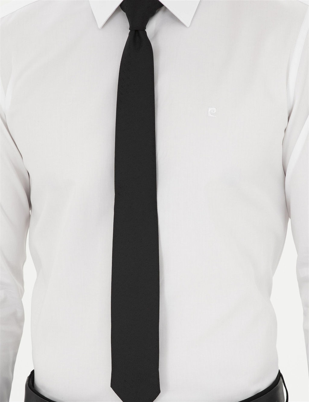 Beyaz Slim Fit Uzun Kollu Basic G_mlek - Pierre cardin фото 6