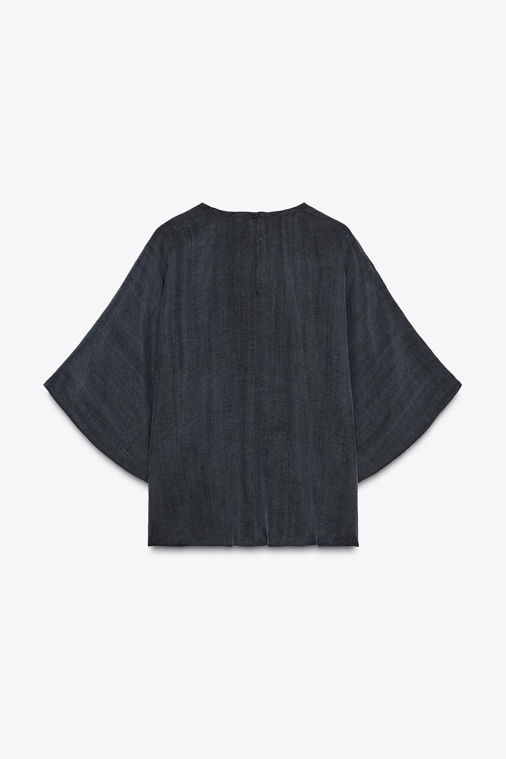 ZW COLLECTION SHORT SLEEVE TOP - Zara фото 7