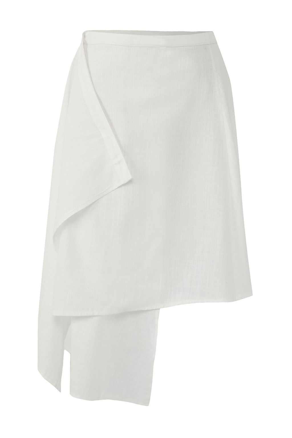 TRENDYOLMILLA Ekru Midi Dokuma Flaml? Pamuk Plaj Etek TBESS25ET00013 фото 5