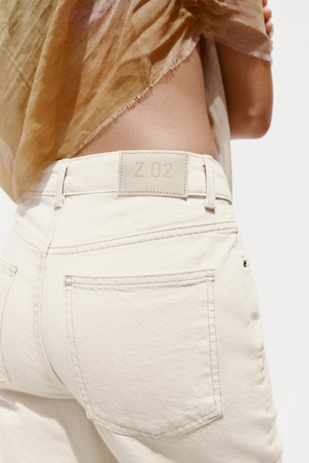 JEANS Z.02 STRAIGHT ANKLE HIGH-WAIST - Zara фото 6