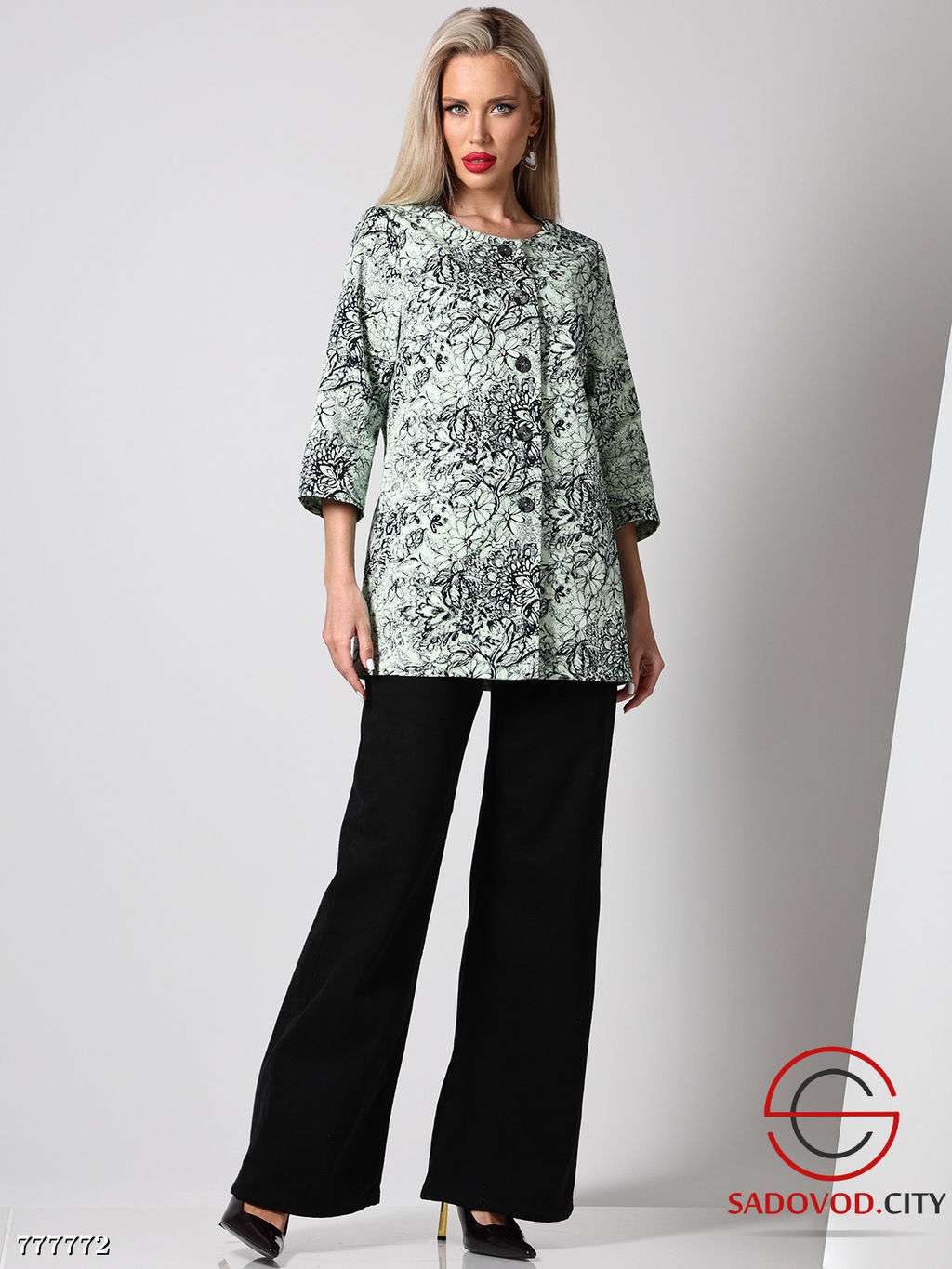 Жакет легкий с принтом - Zum ming фото 2