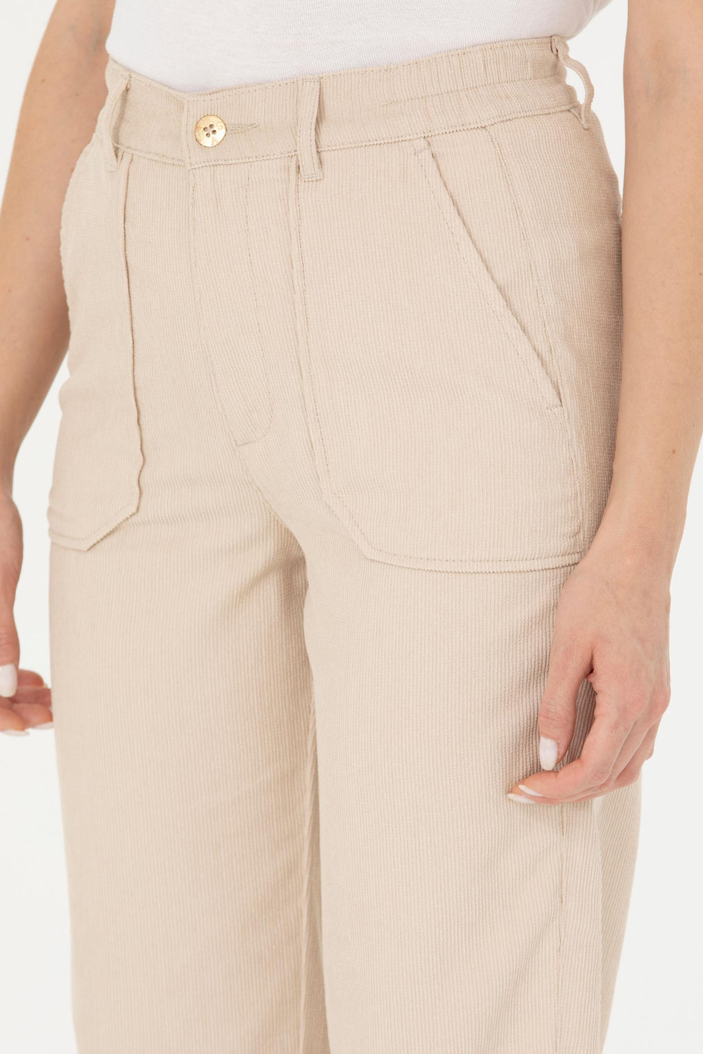 Женские кремовые брюки Неожиданная скидка в корзине - U.s. polo assn фото 13
