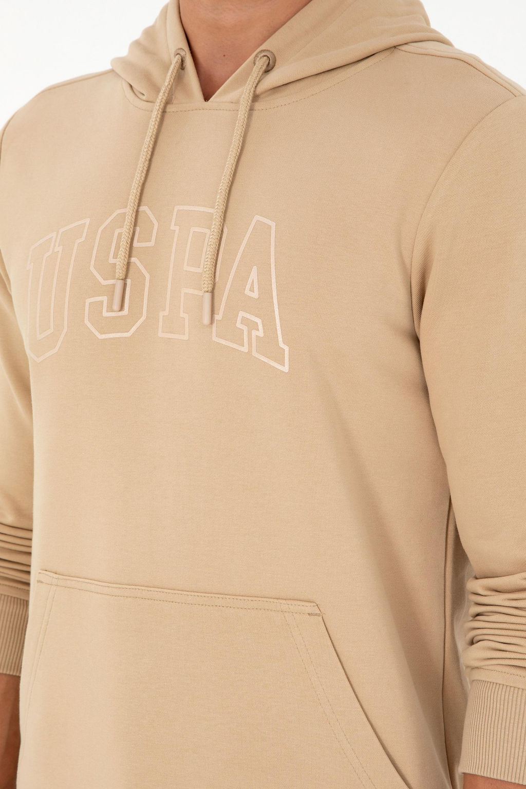 Мужская базовая толстовка песочного цвета Неожиданная скидка в корзине - U.s. polo assn фото 7