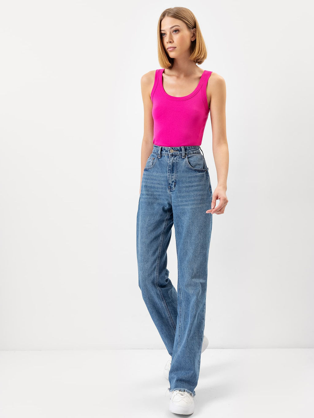 Топ женский розовый фуксия 302676 - Mark formelle фото 2