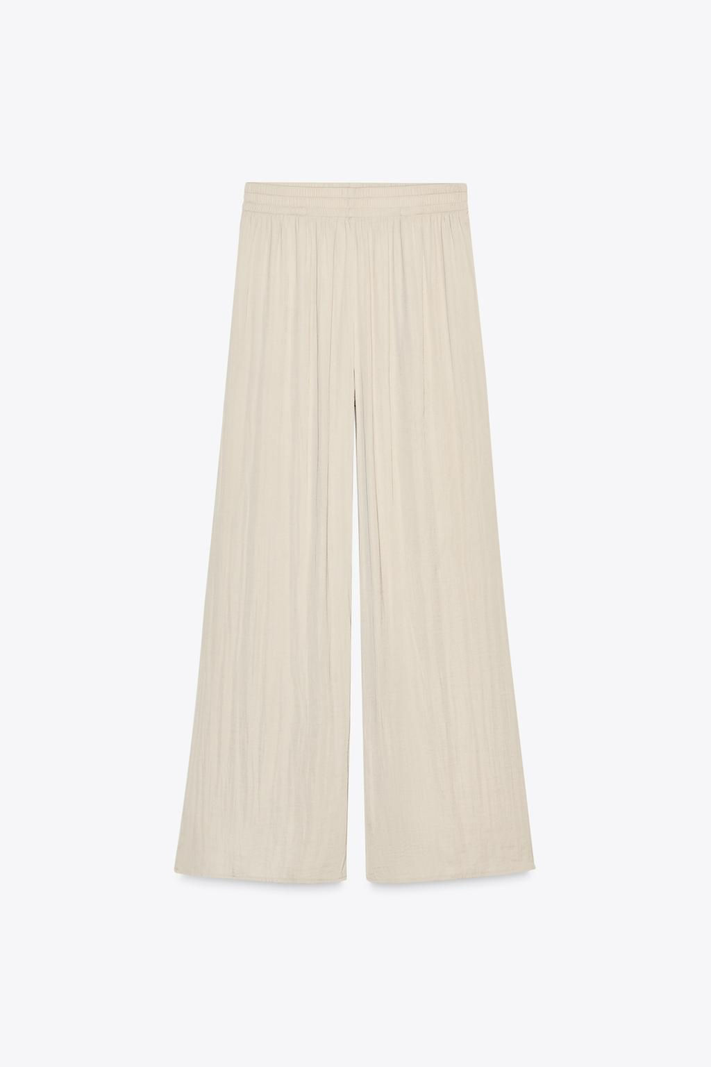 WIDE FLOWING TROUSERS - Zara фото 4