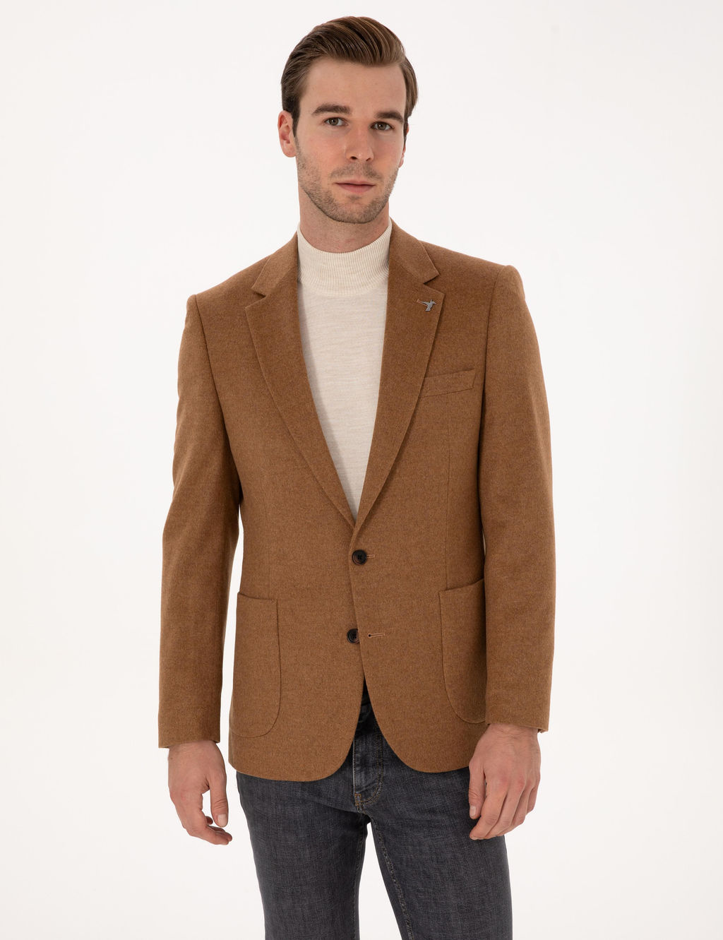 Camel Slim Fit Ceket - Cacharel фото 3