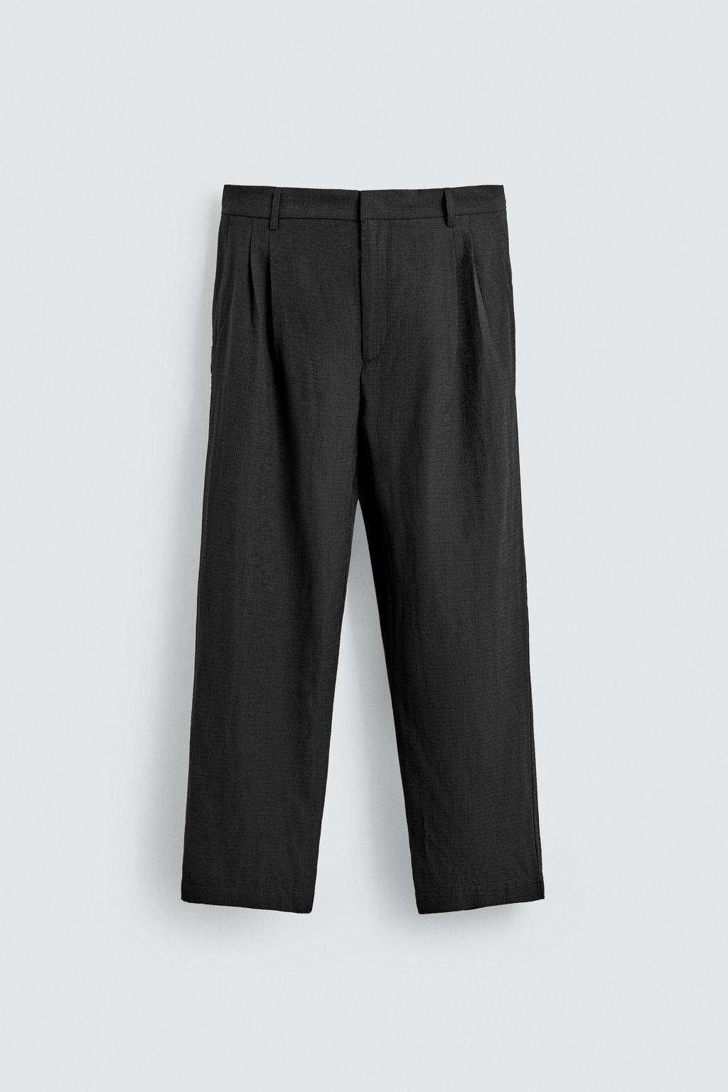 PANTAL?N TRAJE RELAXED FIT / Antracita oscuro - Zara фото 7