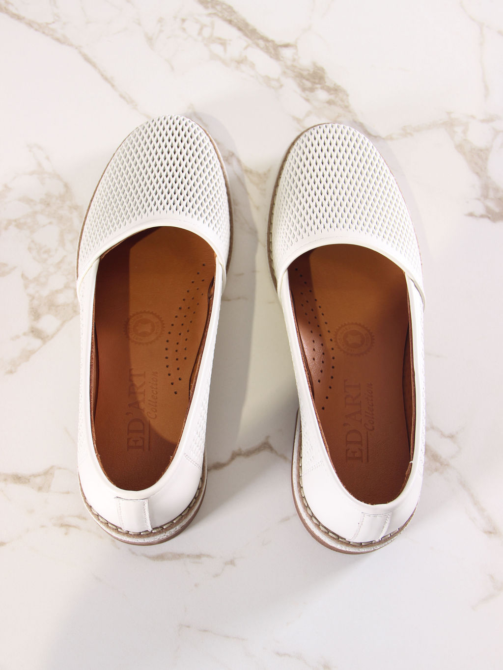 Лоферы EDART 110.rose be.Бежевый  фото 9