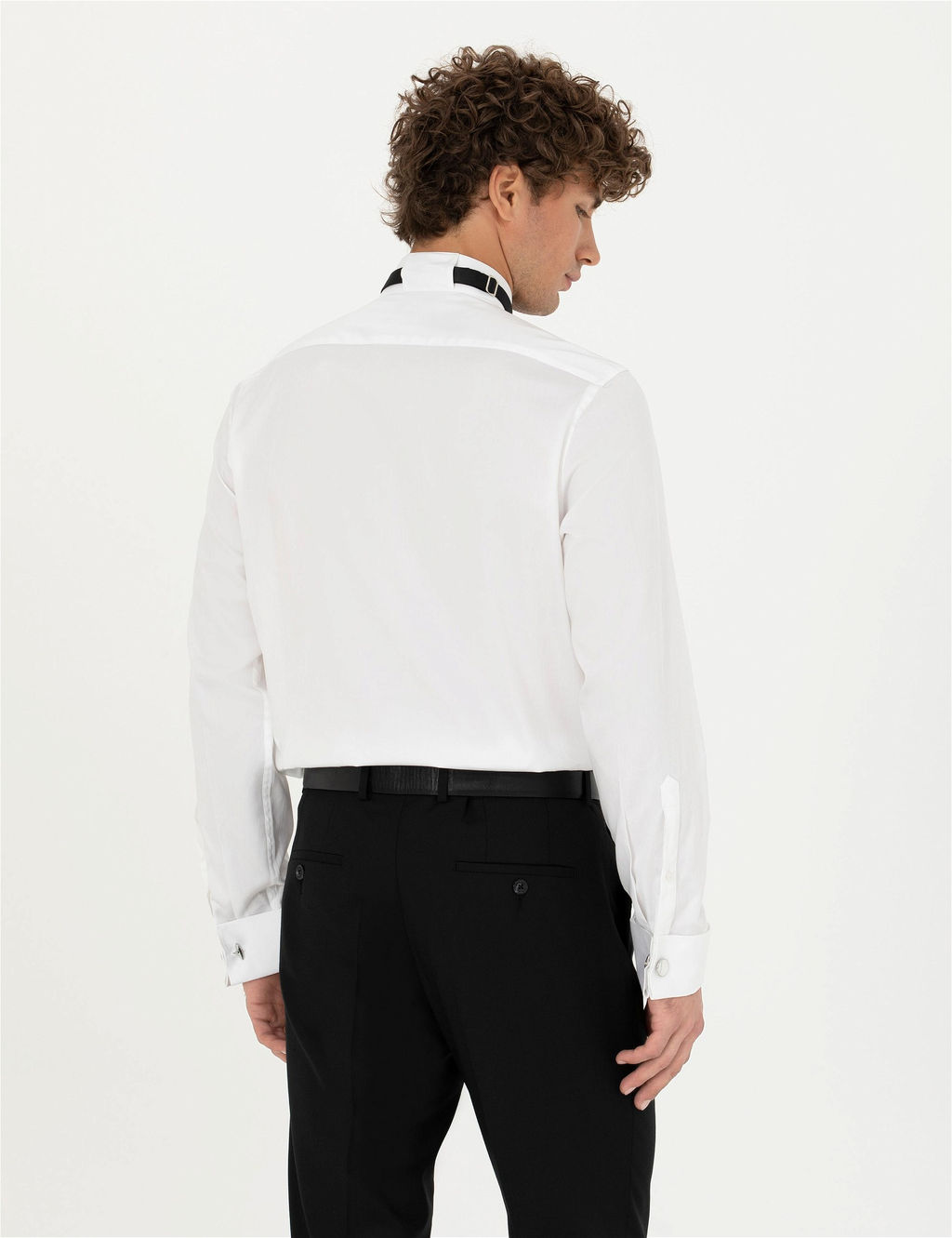 Beyaz Slim Fit Smokin G_mlek - Pierre cardin фото 5