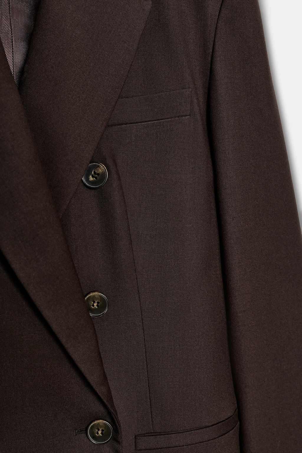 DOUBLE-BREASTED BLAZER WITH SHOULDER PADS - Zara фото 8