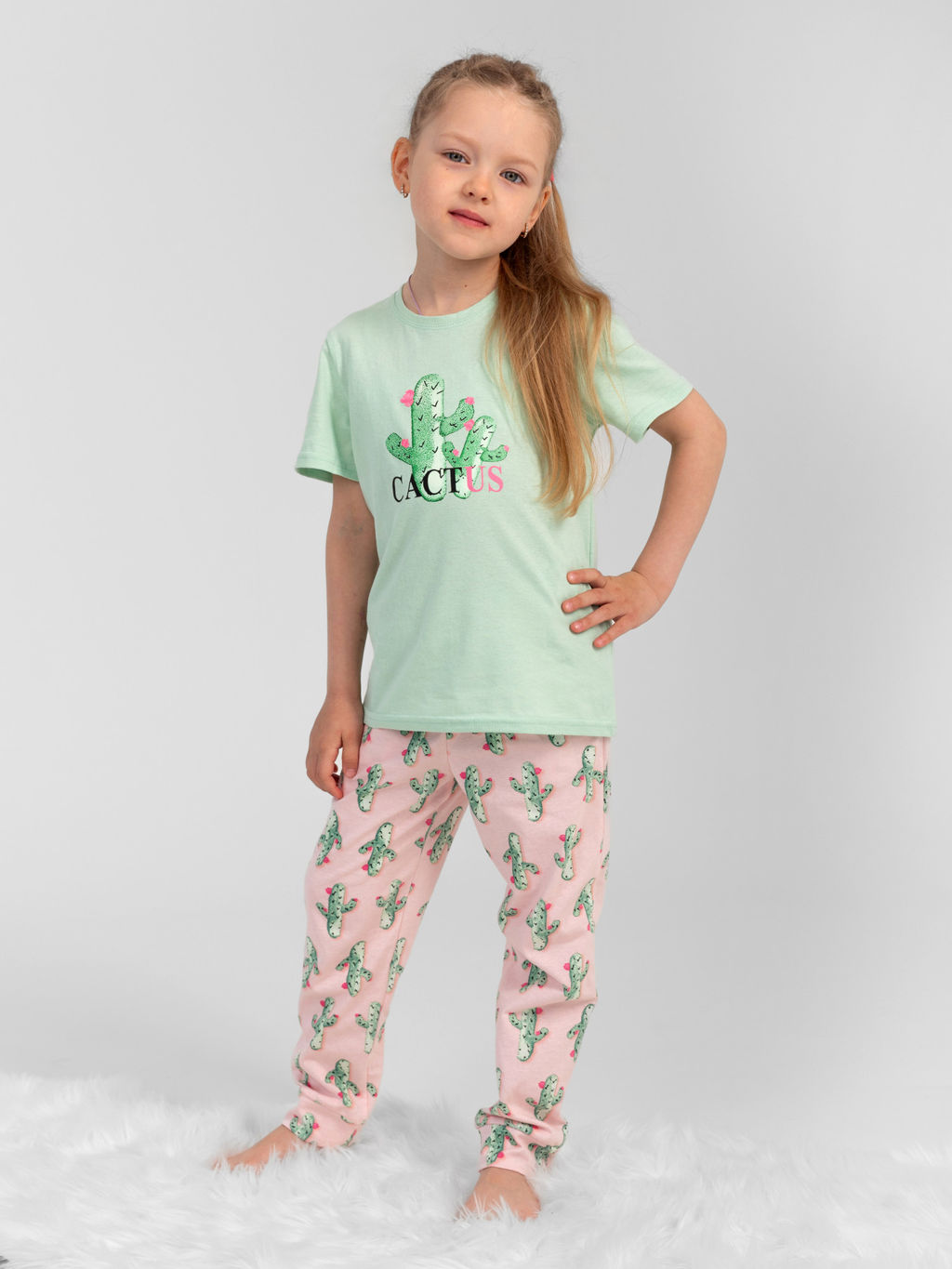 Костюм детский кулирка с брюками СМАК КАКТУС - Domtrik фото 9