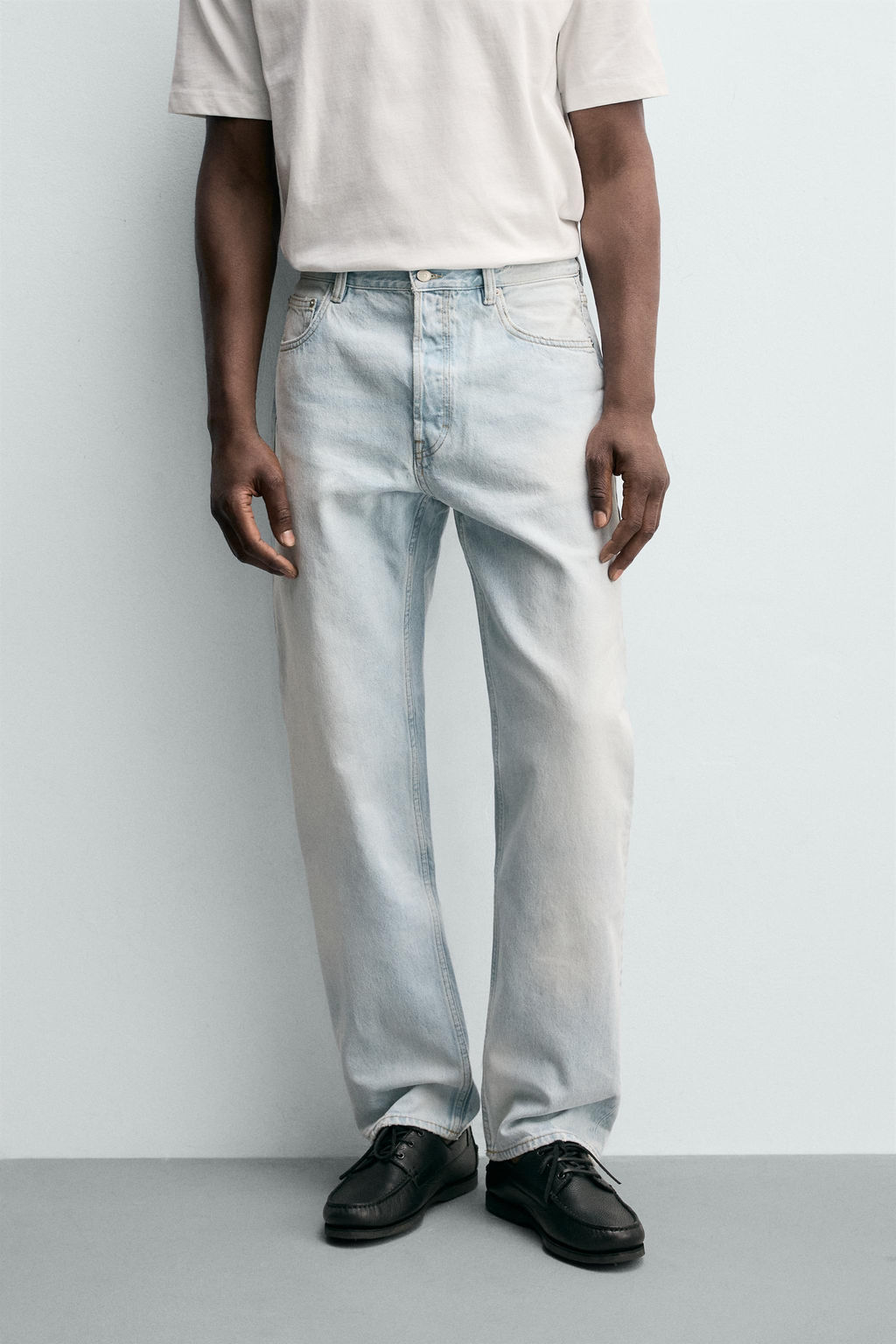 JEANS STRAIGHT FIT / Azul claro - Zara фото 2