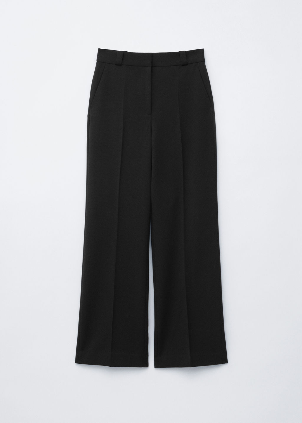 Pantalones rectos con pliegues marcados - H&m фото 4
