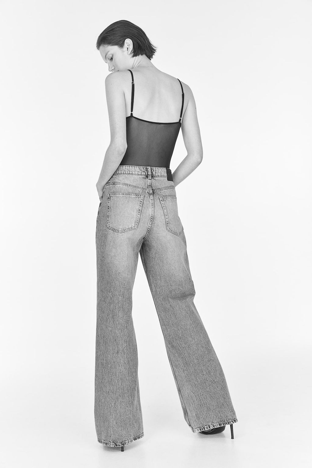 Wide High Jeans - H&m фото 14