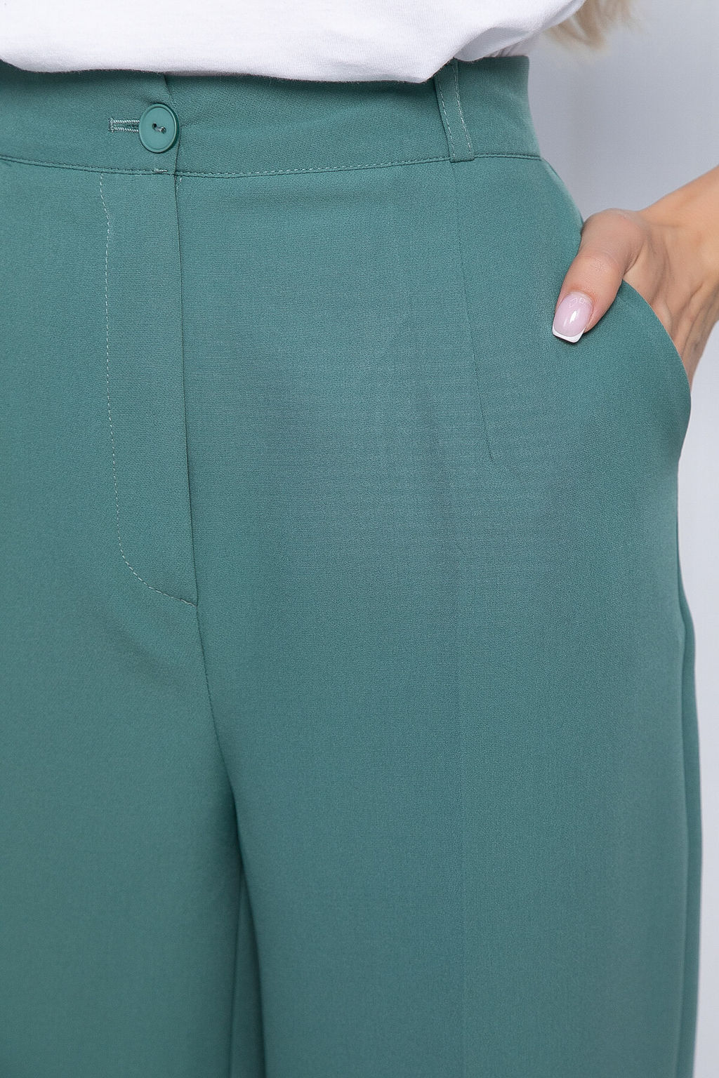 Брюки палаццо(беж) Б9051 - Lt collection фото 11